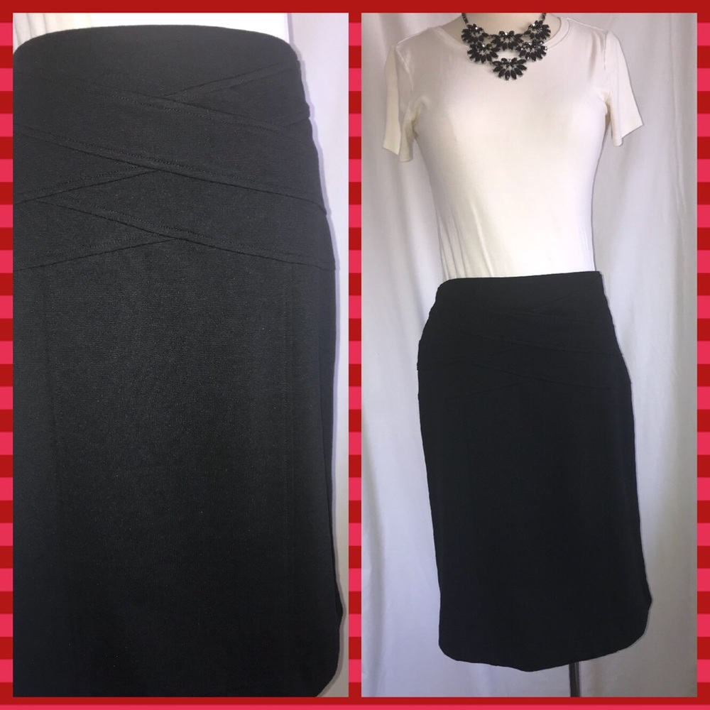 Alfani black pencil skirt